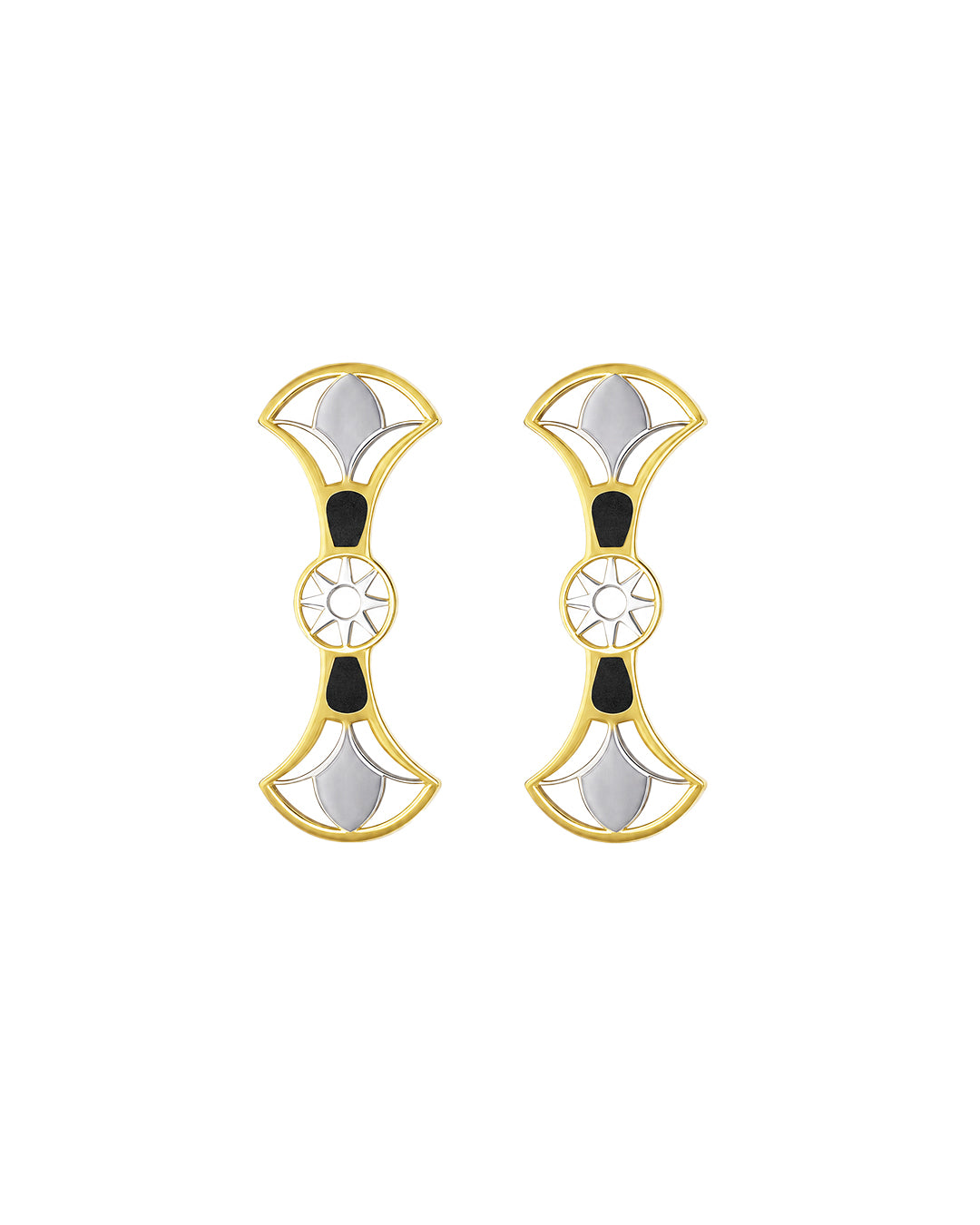 Double Lotus Earrings