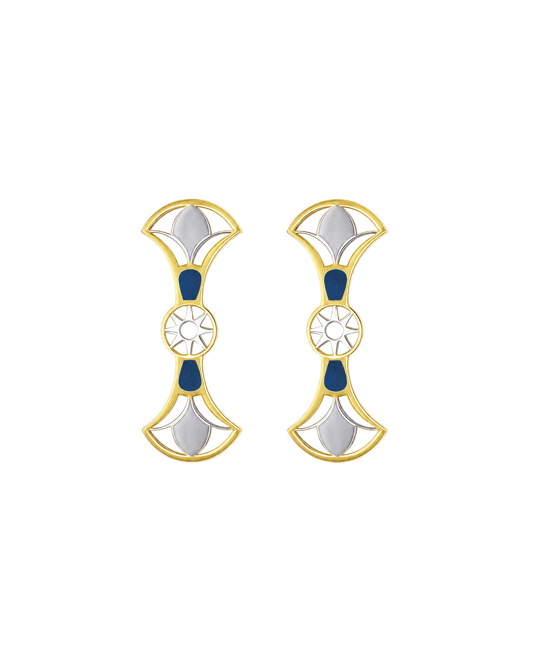 Double Lotus Earrings