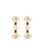 Double Lotus Earrings
