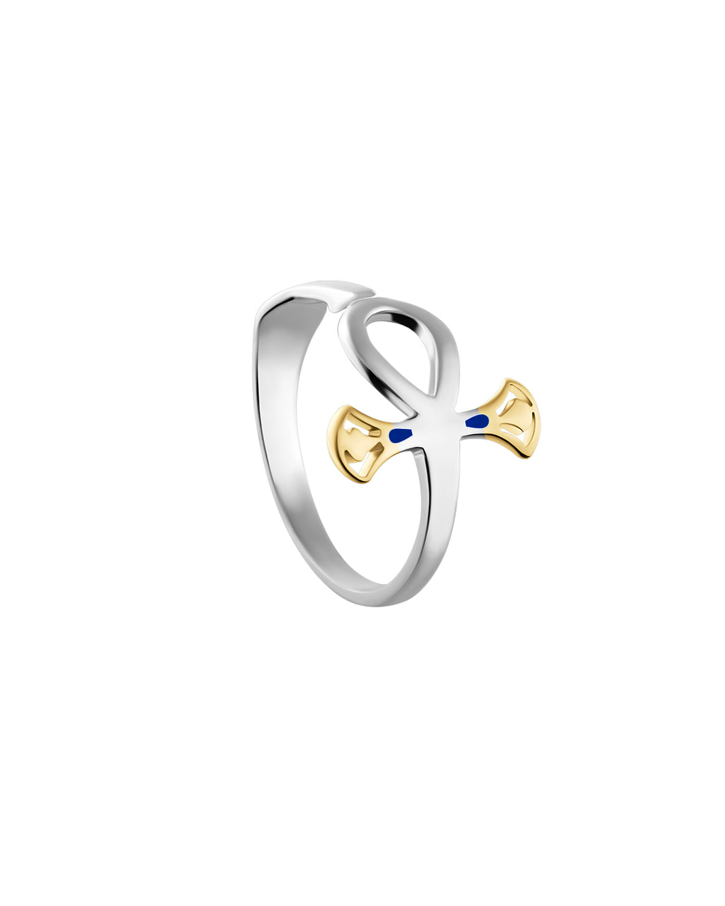 Rounded Ankh Ring
