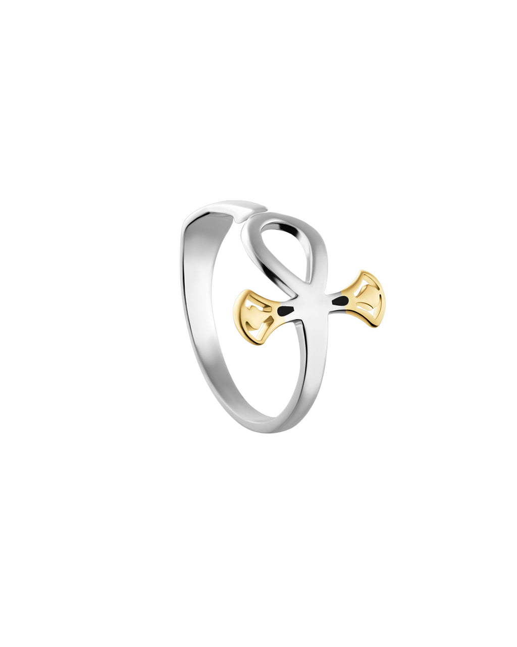 Rounded Ankh Ring
