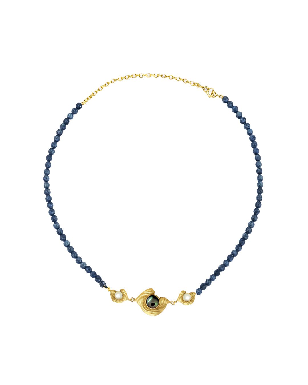 Glema Teal Beads Choker